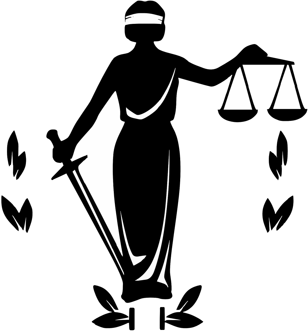 Darstellung der göttin Justizia